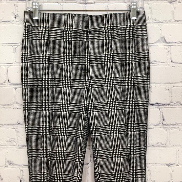 Akris Punto Black White Houndstooth Pants Size 4 Textured - Picture 2 of 8